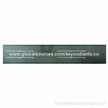 Double-sided PCB for LEDs with Black Solder Mask
